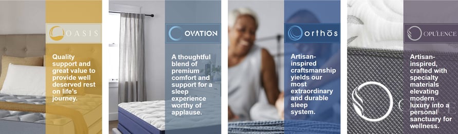 original mattress factory's four lines of comfortable mattresses